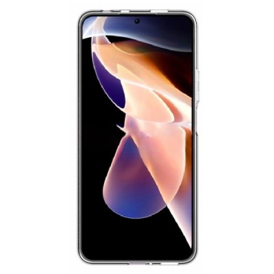 Xiaomi Redmi Note 11 Pro+ kieto silikono TPU skaidrus dėklas - nugarėlė | Priedai.lt