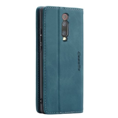 Xiaomi Mi 9T (Mi 9T Pro) CaseMe Retro solidus atverčiamas žalias odinis dėklas - knygutė | Priedai.lt