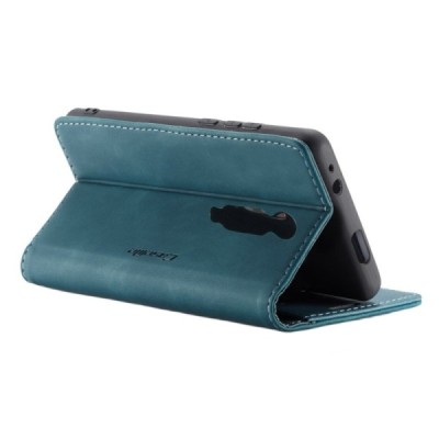 Xiaomi Mi 9T (Mi 9T Pro) CaseMe Retro solidus atverčiamas žalias odinis dėklas - knygutė | Priedai.lt
