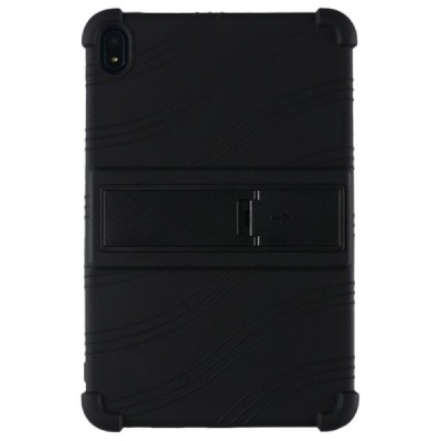 Nokia T20 Shell Kickstand sustiprintos apsaugos kieto silikono TPU juodas dėklas - nugarėlė | Priedai.lt