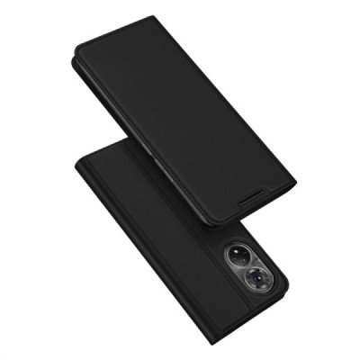 „Dux Ducis“ Skin serijos Huawei Honor 50 (Nova 9) juodas odinis atverčiamas dėklas | Priedai.lt