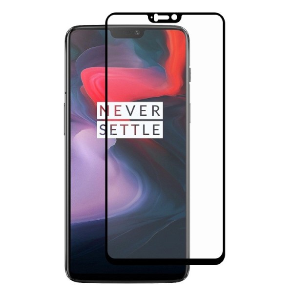 „Hat-Prince“ Tempered Glass apsauginis ekrano stiklas 0.26 mm - juodas (OnePlus 6)