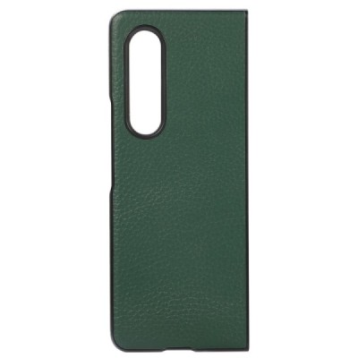 Samsung Galaxy Z Fold4 5G (F936B) Deluxe Leather žalias odinis dėklas - nugarėlė | Priedai.lt