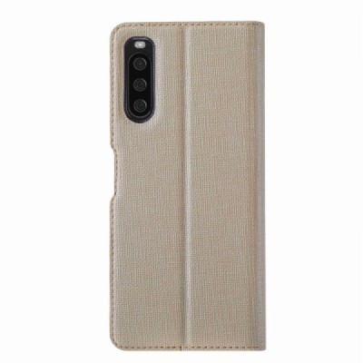 Sony Xperia 10 IV „Vili“ atverčiamas auksinis dėklas | Priedai.lt