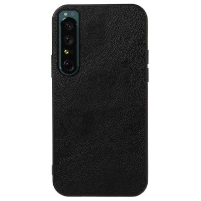 „Deluxe Leather“ Sony Xperia 1 IV juodas odinis dėklas | Priedai.lt