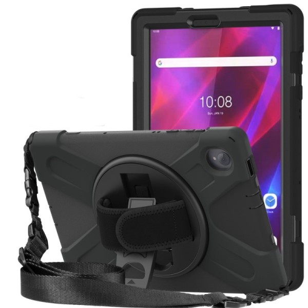 Sustiprintos apsaugos (360°) dėklas - juodas (Tab M10 Plus 10.3" / IdeaTab M10 FHD Plus 10.3" / Tab K10 10.3")