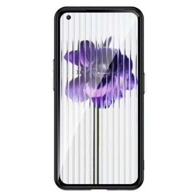 Nothing Phone 1 5G Fashion skaidrus juodos spalvos apvadais kieto silikono (TPU) dėklas | Priedai.lt