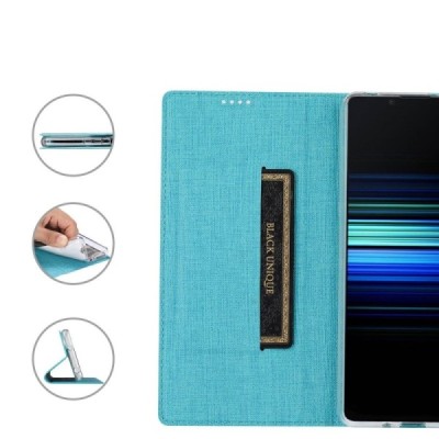Sony Xperia 10 IV „Vili“ atverčiamas mėlynas dėklas | Priedai.lt