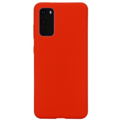 Samsung Galaxy S20 (G980) Shell kieto silikono (TPU) dėklas raudonas - nugarėlė | Priedai.lt