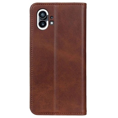 Nothing Phone 1 5G „Split“ rudas odinis atverčiamas dėklas - knygutė | Priedai.lt