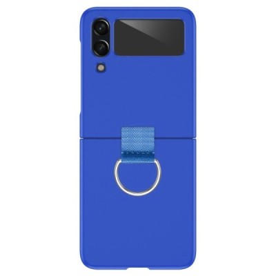 Samsung Galaxy Z Flip4 (F721) „Ring“ plastikinis mėlynas dėklas - nugarėlė | Priedai.lt