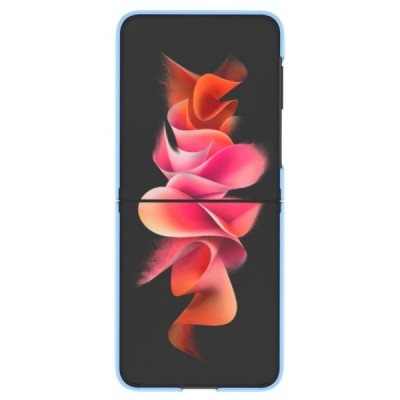 Samsung Galaxy Z Flip4 (F721) „Ring“ plastikinis šviesiai mėlynas dėklas - nugarėlė | Priedai.lt