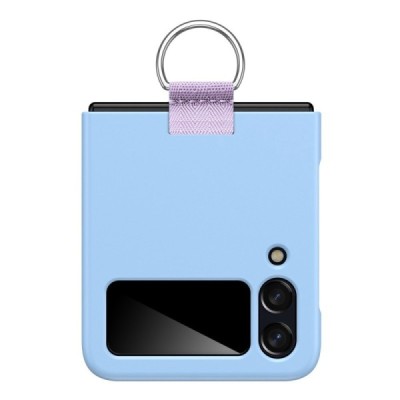 Samsung Galaxy Z Flip4 (F721) „Ring“ plastikinis šviesiai mėlynas dėklas - nugarėlė | Priedai.lt