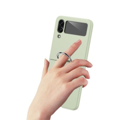 Samsung Galaxy Z Flip4 (F721) „Ring“ plastikinis žalias dėklas - nugarėlė | Priedai.lt