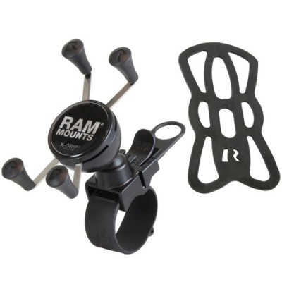 „RAM Mounts“ X-Grip telefono laikiklis (tvirtinamas prie vairo) dviračiui, paspirtukui | Priedai.LT
