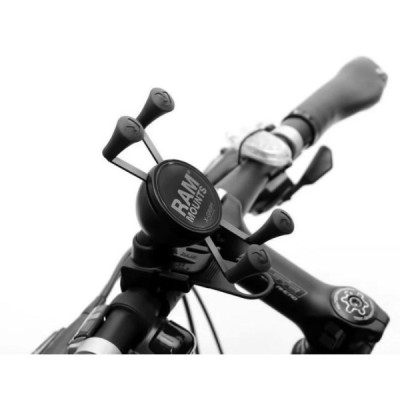 „RAM Mounts“ X-Grip telefono laikiklis (tvirtinamas prie vairo) dviračiui, paspirtukui | Priedai.LT