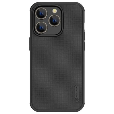 Apple iPhone 14 Pro Max „Nillkin“ Frosted Shield Pro juodas dėklas - nugarėlė | Priedai.lt