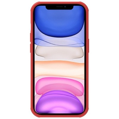 Apple iPhone 14 Pro Max „Nillkin“ Frosted Shield Pro raudonas dėklas - nugarėlė | Priedai.lt