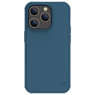 Apple iPhone 14 Pro Max „Nillkin“ Frosted Shield Pro mėlynas dėklas - nugarėlė | Priedai.lt