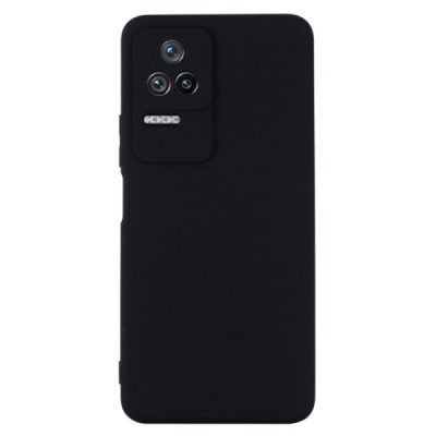 Xiaomi Poco F4 5G Shell kieto silikono (TPU) dėklas juodas - nugarėlė | Priedai.lt
