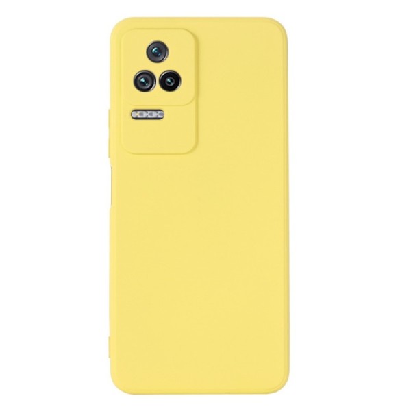 „Shell“ kieto silikono (TPU) dėklas - geltonas (Poco F4)