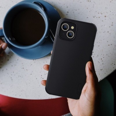 Apple iPhone 14 Plus „Nillkin“ Frosted Shield Pro juodas dėklas - nugarėlė | Priedai.lt