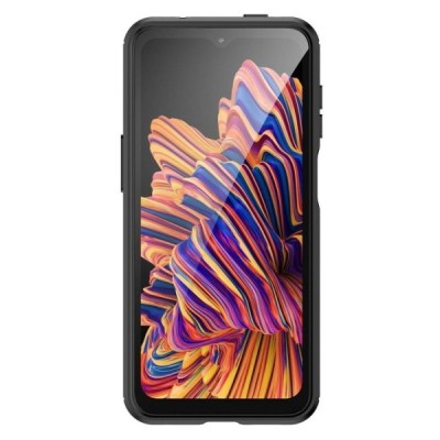 Samsung Galaxy Xcover 6 Pro (G736) „Carbon“ kieto silikono TPU juodas dėklas - nugarėlė | Priedai.lt