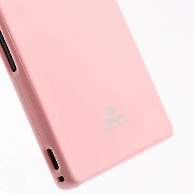 Sony Xperia Z Mercury rožinis kieto silikono tpu dėklas - nugarėlė / Priedai.lt