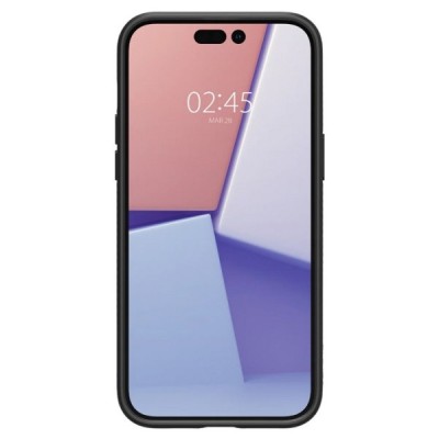 „Spigen“ Liquid Air Apple iPhone 14 Pro juodas kieto silikono dėklas | Priedai.lt