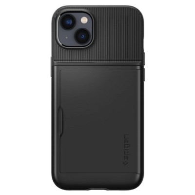 „Spigen“ Slim Armor CS Apple iPhone 14 Plus juodas kieto silikono dėklas | Priedai.lt