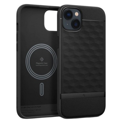 „Caseology“ Parallax Mag Apple iPhone 14 Plus juodas kieto silikono dėklas | Priedai.lt