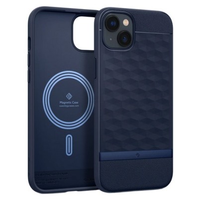 „Caseology“ Parallax Mag Apple iPhone 14 mėlynas kieto silikono dėklas | Priedai.lt