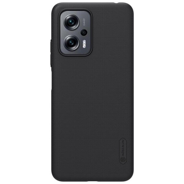 „Nillkin“ Frosted Shield dėklas - juodas (Poco X4 GT / Redmi Note 11T Pro / Redmi Note 11T Pro+)