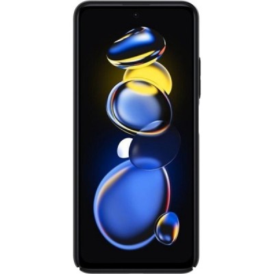 Nillkin Frosted Shield Xiaomi Poco X4 GT (Redmi Note 11T Pro, Redmi Note 11T Pro+) juodas plastikinis dėklas | Priedai.lt