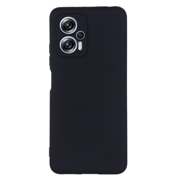 „Shell“ kieto silikono (TPU) dėklas - juodas (Poco X4 GT / Redmi Note 11T Pro / Redmi Note 11T Pro+)