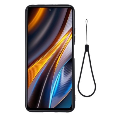 Xiaomi Poco X4 GT (Redmi Note 11T Pro, Redmi Note 11T Pro+) Shell kieto silikono TPU juodas dėklas - nugarėlė | Priedai.lt