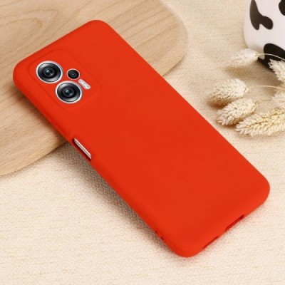 Xiaomi Poco X4 GT (Redmi Note 11T Pro, Redmi Note 11T Pro+) Shell kieto silikono TPU raudonas dėklas - nugarėlė | Priedai.lt