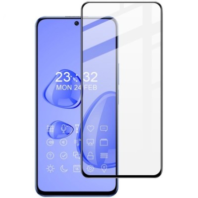 Huawei Honor X8 „Imak“ 9H Tempered Glass sustiprintos apsaugos juodas pilnai dengiantis apsauginis ekrano stiklas 0,2 mm | Pried
