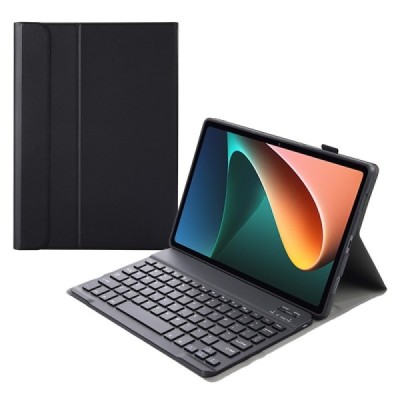 Xiaomi Pad 5 (Pad 5 Pro) atverčiamas juodas odinis dėklas su bluetooth belaide klaviatūra | Priedai.lt