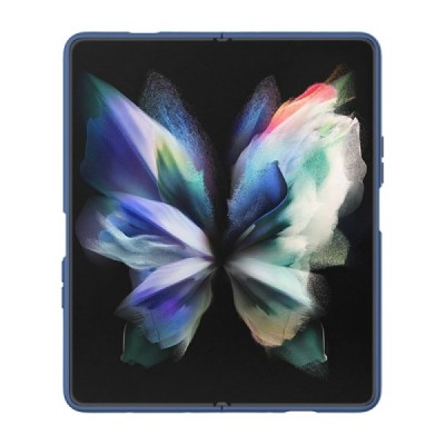 Samsung Galaxy Z Fold4 5G (F936B) „Nillkin“ CamShield Silky mėlynas dėklas, nugarėlė su kameros apsauga | Priedai.lt