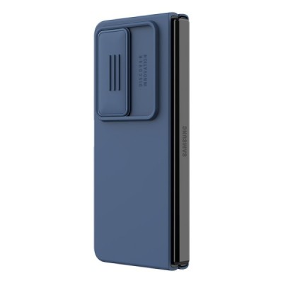 Samsung Galaxy Z Fold4 5G (F936B) „Nillkin“ CamShield Silky mėlynas dėklas, nugarėlė su kameros apsauga | Priedai.lt