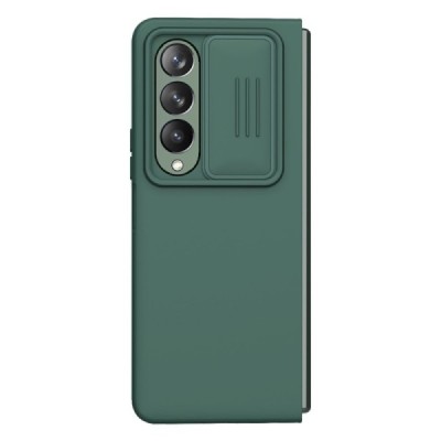Samsung Galaxy Z Fold4 5G (F936B) „Nillkin“ CamShield Silky žalias dėklas, nugarėlė su kameros apsauga | Priedai.lt