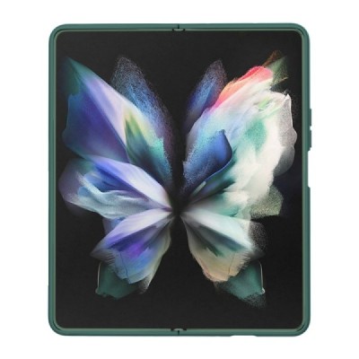 Samsung Galaxy Z Fold4 5G (F936B) „Nillkin“ CamShield Silky žalias dėklas, nugarėlė su kameros apsauga | Priedai.lt
