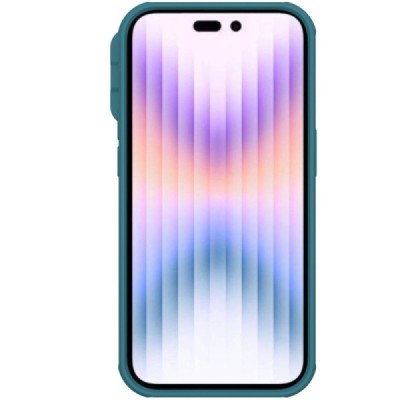 Apple iPhone 14 Pro „Nillkin“ CamShield Pro mėlynas dėklas, nugarėlė su kameros apsauga | Priedai.lt