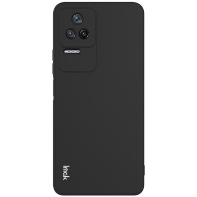Xiaomi Poco F4 5G „Imak“ kieto silikono TPU juodas dėklas - nugarėlė | Priedai.lt