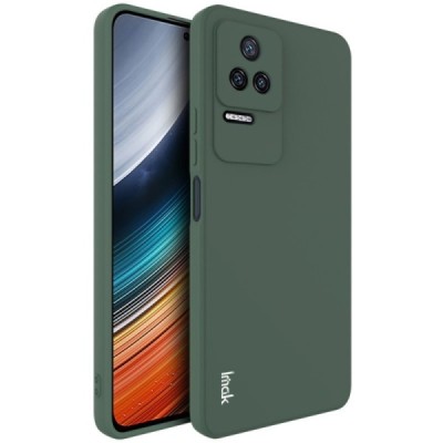 Xiaomi Poco F4 5G „Imak“ kieto silikono TPU žalias dėklas - nugarėlė | Priedai.lt