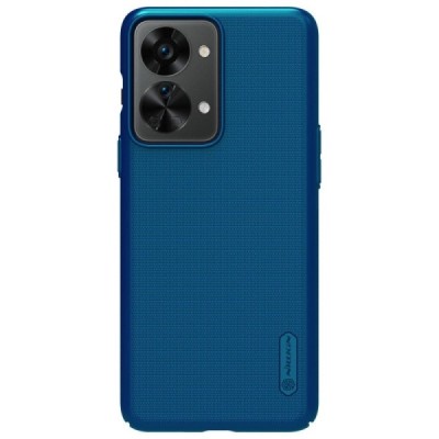 Nillkin Frosted Shield OnePlus Nord 2T 5G mėlynas plastikinis dėklas | Priedai.lt