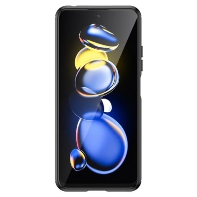 Xiaomi Poco X4 GT (Redmi Note 11T Pro, Redmi Note 11T Pro+) „Carbon“ kieto silikono TPU juodas dėklas - nugarėlė | Priedai.lt
