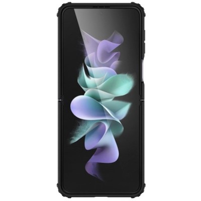 Samsung Galaxy Z Flip4 (F721) „Kickstand“ sustiprintos apsaugos skaidrus dėklas | Priedai.lt