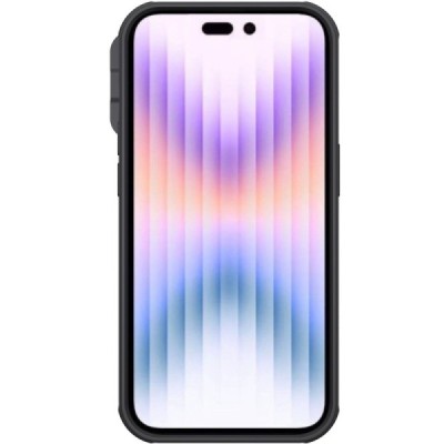 Apple iPhone 14 Pro Max „Nillkin“ CamShield Pro juodas dėklas, nugarėlė su kameros apsauga | Priedai.lt